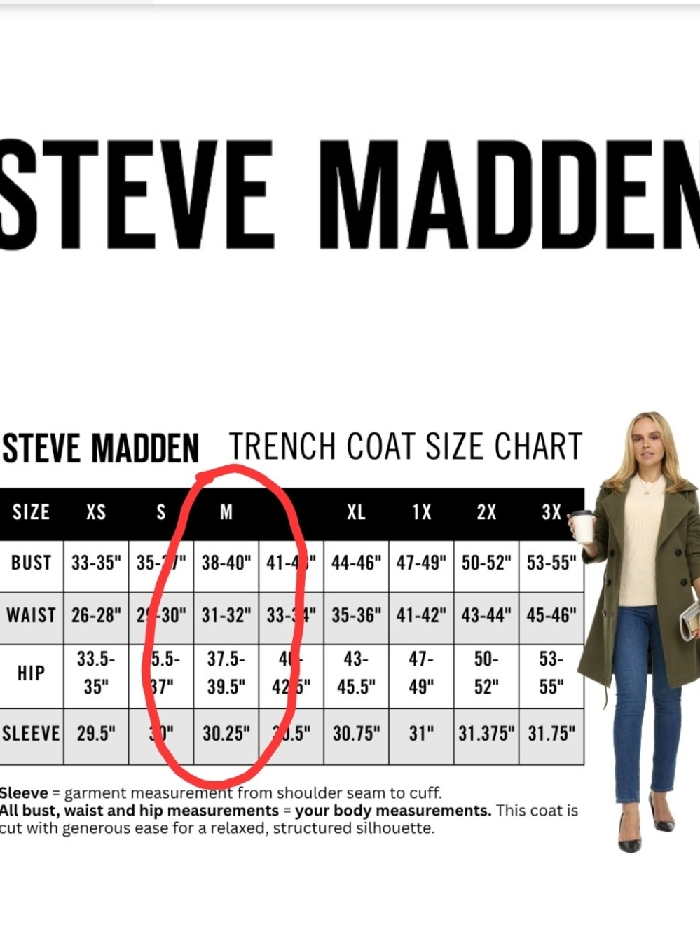 Steve Madden Double Breasted Coat - Picture 4 of 11